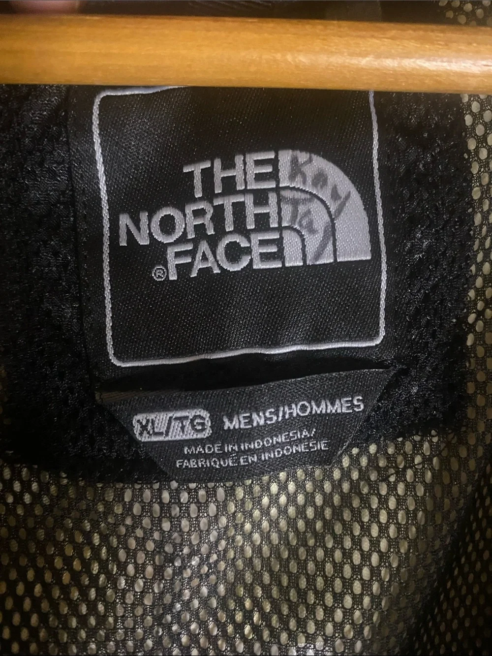 The North Face City Standard Hyvent insulated Black Gray jacket XL hood